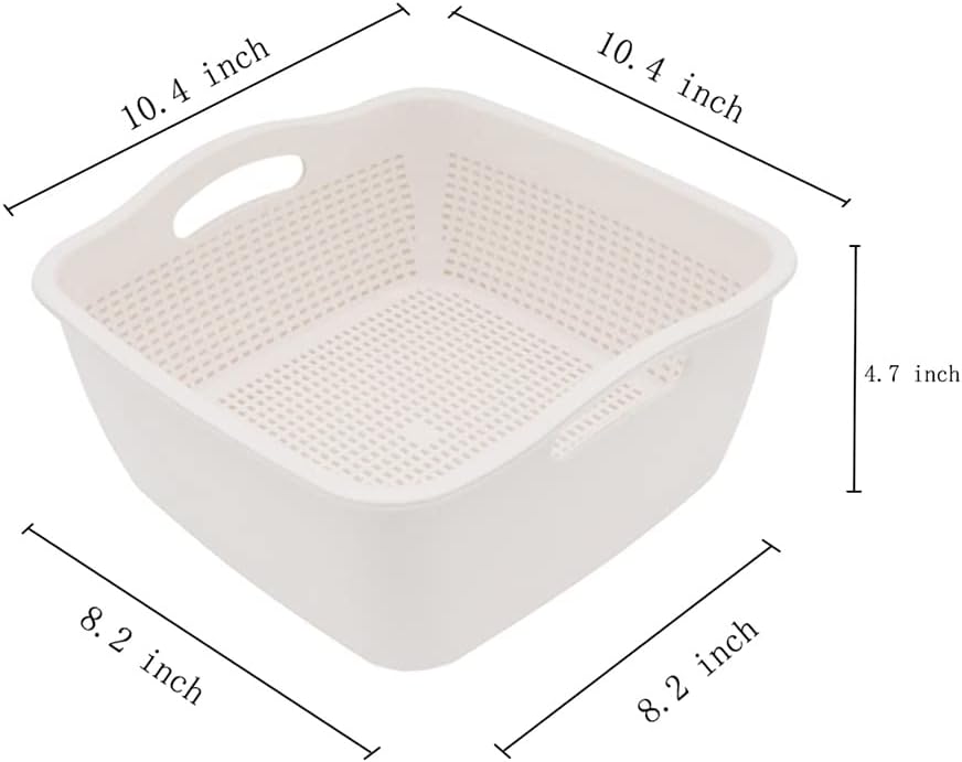 Two-in-One Kitchen Colander and Strainer Set - Image 2