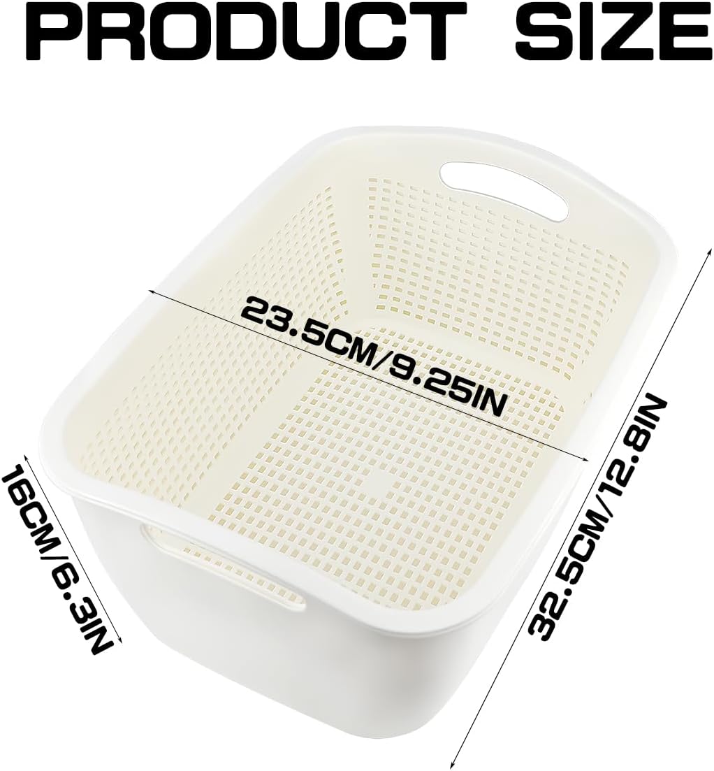 Double-Layer Vegetable Washing Basket - Image 2