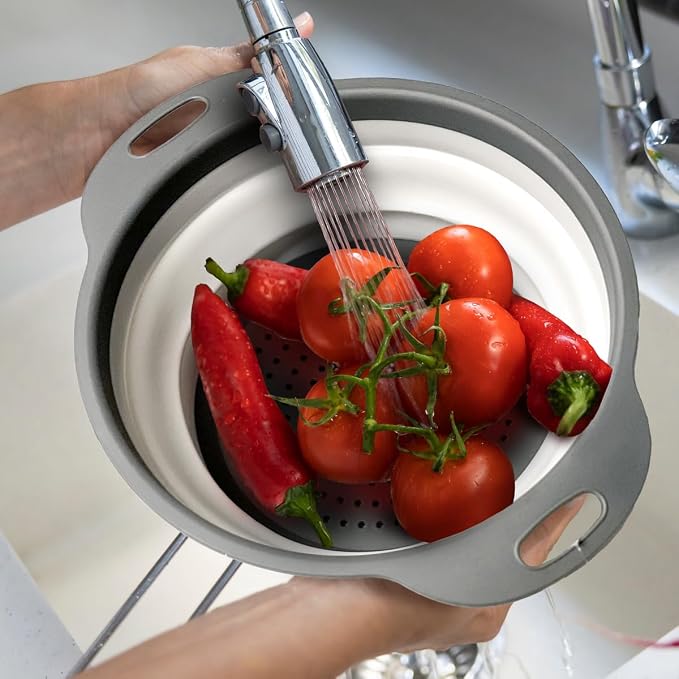 Collapsible Kitchen Colander Strainer
