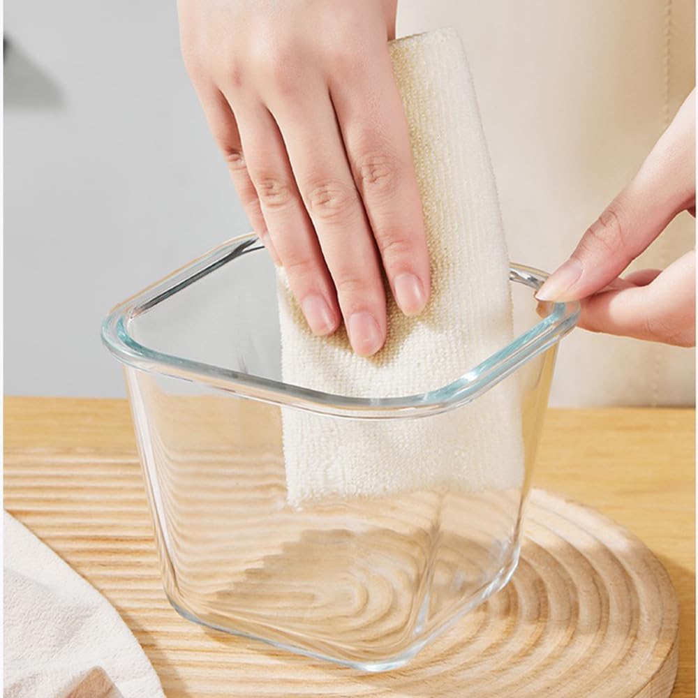 Square Glass Food Containers with Airtight Lids - Image 2