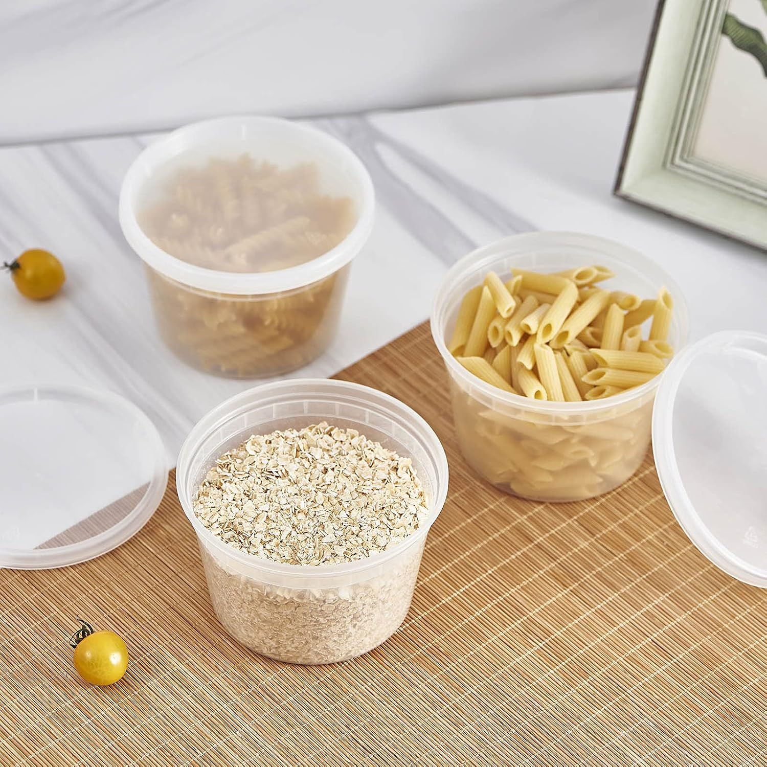 Plastic Deli Food Containers with Lids