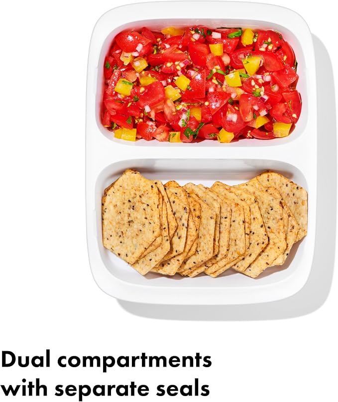 Divided Food Storage Container with Lid - Image 2
