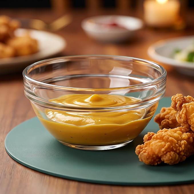 Small Glass Prep Bowls Set