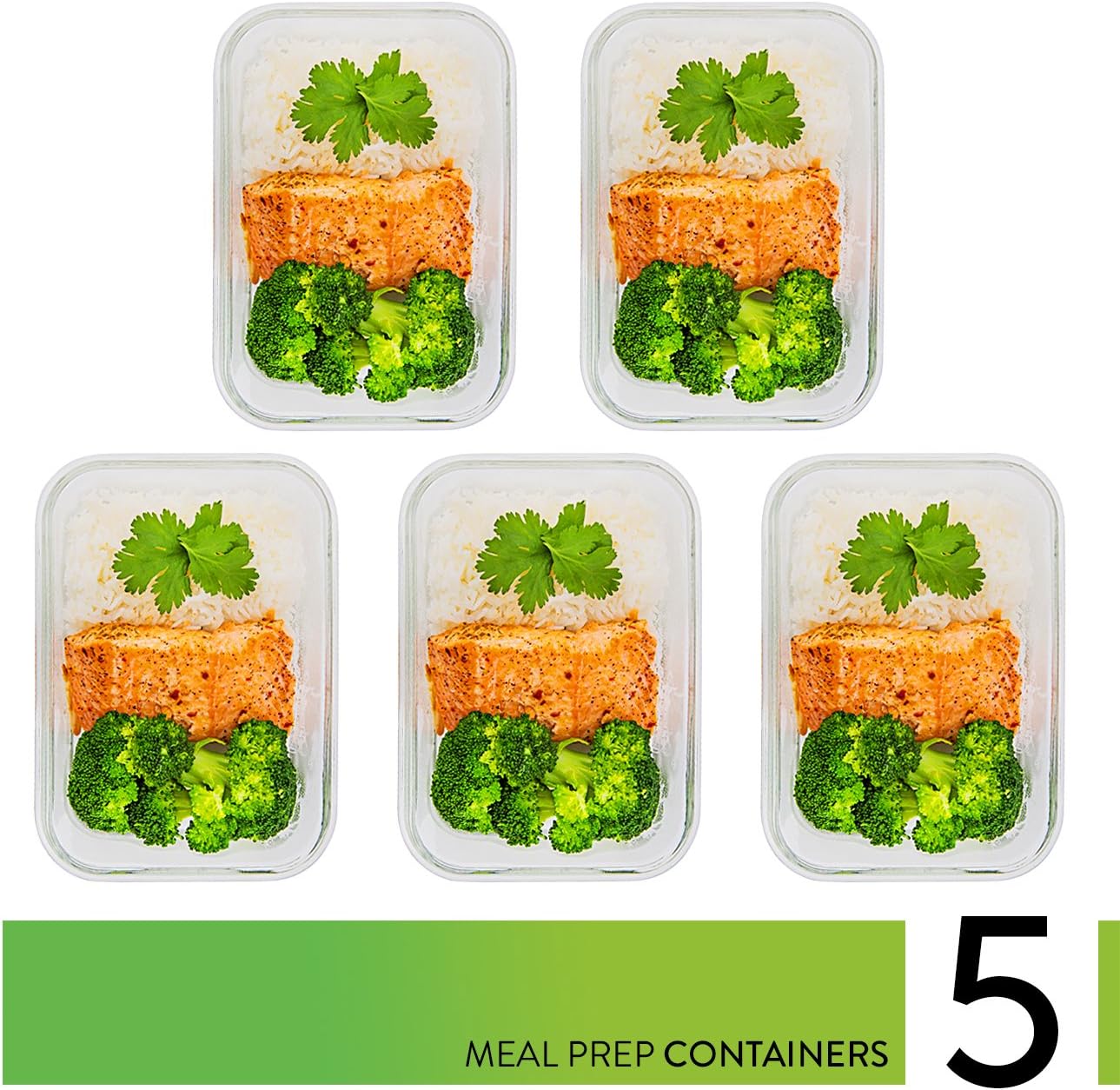 Glass Meal Prep Containers - Image 2