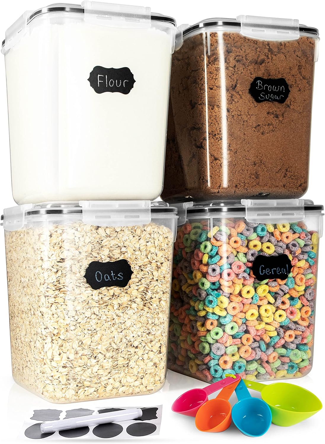 Airtight Flour and Sugar Storage Containers - Image 2