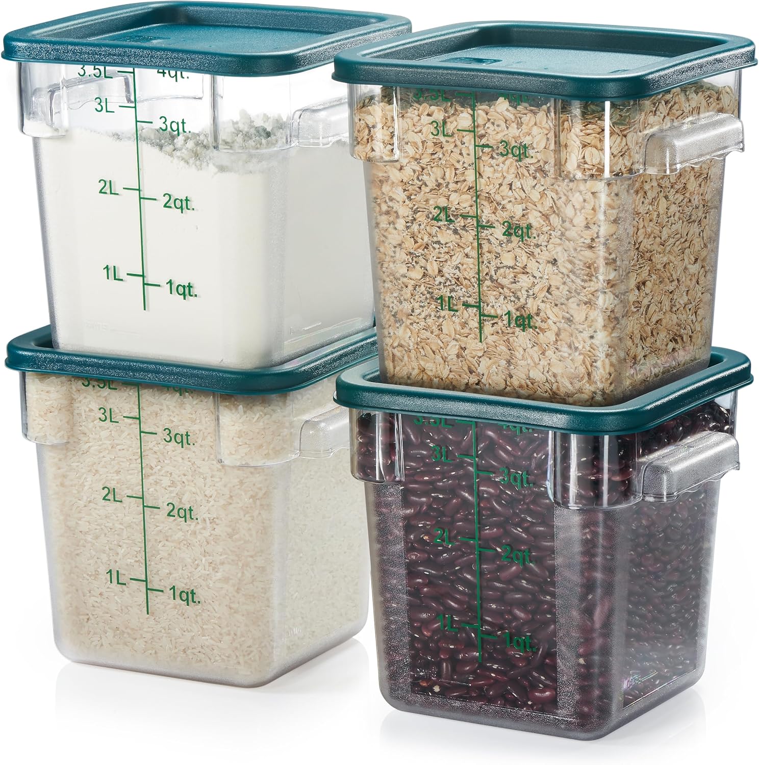 Square Commercial Food Storage Containers